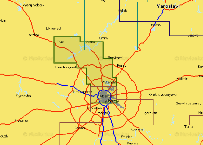  Карта для эхолота Moscow channel Канал имени Москвы 5G620S2