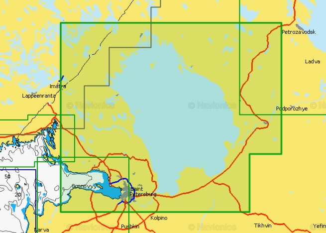  Карта для эхолота Lake Ladoga Ладожское озеро 5G635S2
