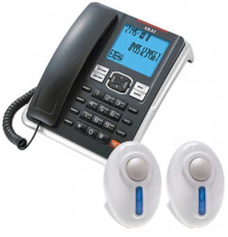 Проводной телефон AKAI AT19 POWER DUO