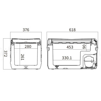 Автохолодильник Alpicool NL30 (12/24)