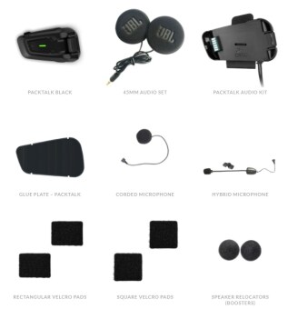 Мотогарнитура Cardo Scala Rider PACKTALK BLACK JBL SINGLE