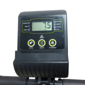 Горизонтальный велотренажер DFC B5076, черный