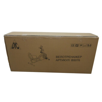 Горизонтальный велотренажер DFC B5076, черный