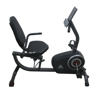 Горизонтальный велотренажер DFC B5076P, черный