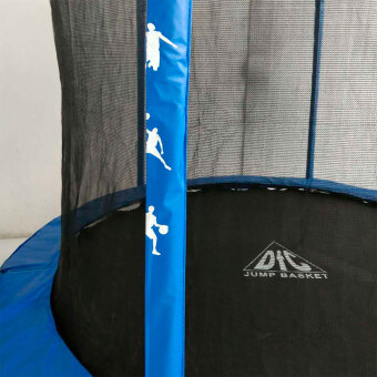 Каркасный батут DFC Jump Basket 10FT-JBSK-B 305х305х254 см красный/синий