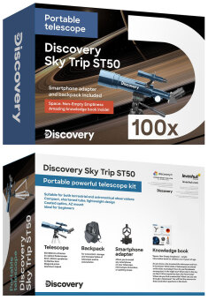 Телескоп Discovery Sky Trip ST50 с книгой