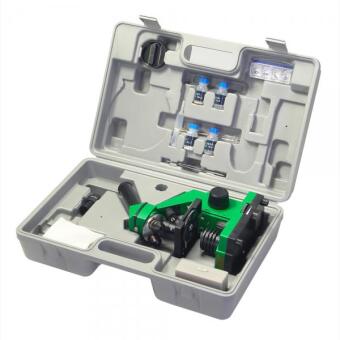 Микроскоп Микромед Эврика 40–400х в кейсе (лайм)