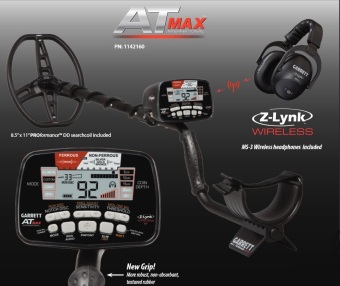 Металлоискатель Garrett AT Max с наушниками + Pro Pointer AT