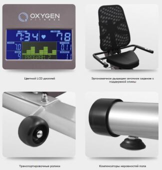 Велоэргометр OXYGEN NEXUS GURU RB HRC