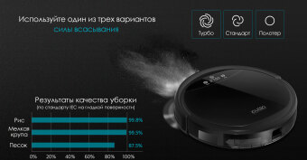 Робот-пылесос iCLEBO G5, черный