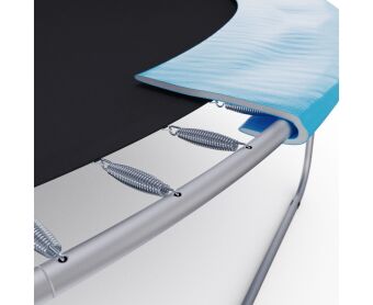 Батут каркасный с сеткой DFC Kondition 14 ft с лестницей