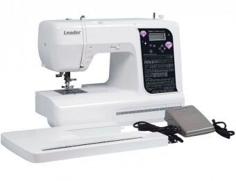 Швейная машина Leader Black Diamond, белый/черный