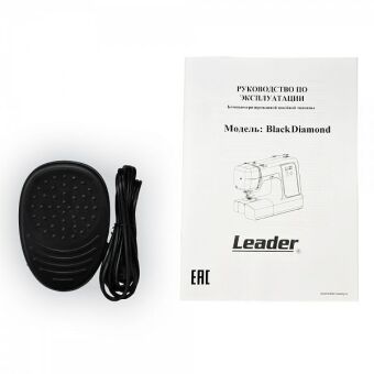 Швейная машина Leader Black Diamond, белый/черный