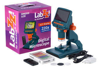 Микроскоп цифровой LEVENHUK LabZZ DM200 LCD