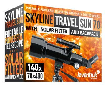 Телескоп Levenhuk Skyline Travel Sun 70