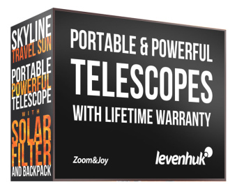 Телескоп Levenhuk Skyline Travel Sun 70