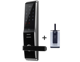 Врезной биометрический замок Samsung Ezon SHS-5230XBK/EN (H705)