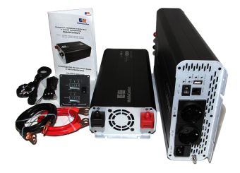 Инвертор с зарядным устройством MobileComfort S1524-BC, чистый синус, 1500Вт, 24В