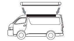 Маркиза MobileComfort M250BD 2.5 м настенная механическая, корпус чёрный, полотно темно-серое