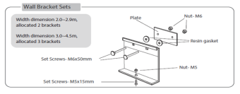 Маркиза MobileComfort ME250WG 2.5 м настенная электрическая, корпус белый, полотно светло-серое