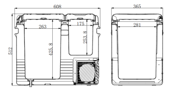 Компрессорный автохолодильник MobileComfort MC-55