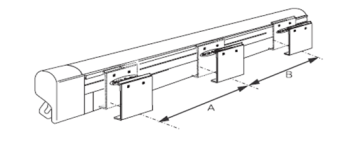 Маркиза MobileComfort ME300WG 3,0 м настенная электрическая, корпус белый, полотно светло-серое