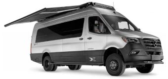 Маркиза MobileComfort ME300BD 3,0 м настенная электрическая, корпус чёрный, полотно серое