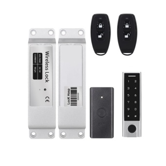 Беспроводной биометрический накладной замок Selock Hasp Bio с антивандальной всепогодной кодовой панелью