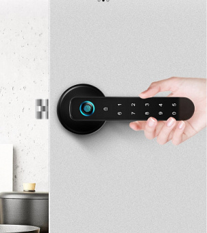 Электронная дверная ручка замок Selock Hotel Hand с возможностью удаленной смены кода