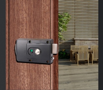 Накладной биометрический замок Selock Hotel Ice F с возможностью дистанционного управления