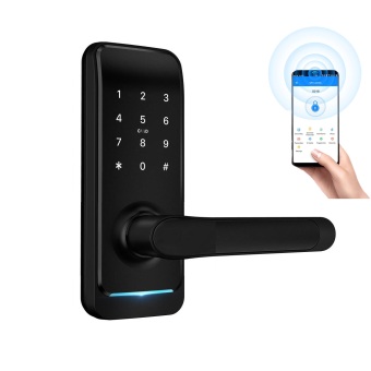 Врезной электронный биометрический замок Selock Hotel Small с возможностью дистанционного управления и доступа через мобильное приложение Ttlock