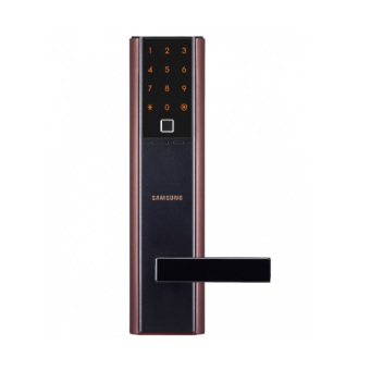Врезной биометрический замок Samsung SHP-DH538 Copper усиленный