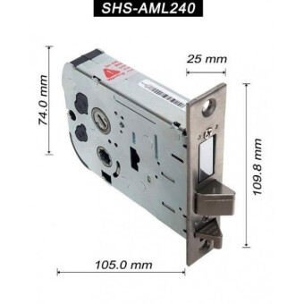 Врезной электронный дверной замок Samsung SHP-DH538 Copper с отпечатком пальца, SHP-DH538MC/VK