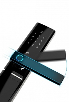 Врезной биометрический замок Selock Hotel Lux с возможностью дистанционного управления и доступа