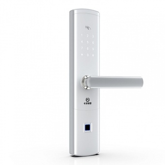 Врезной биометрический замок Selock Hotel Silver с возможностью дистанционного управления и доступа