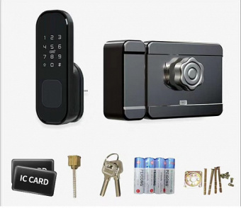 Электромеханический всепогодный автономный замок Selock Hotel Skud с возможностью дистанционного управления кодами доступа