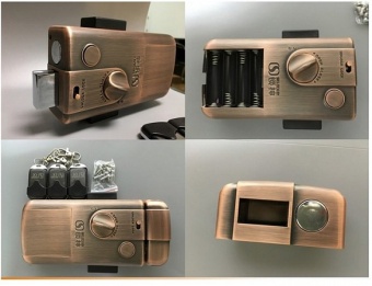 Электронный всепогодный автономный накладной замок с кодовой панелью Selock Keypad