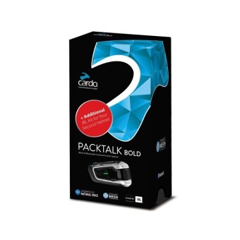 Мотогарнитура CARDO PACKTALK BOLD JBL SINGLE - BUNDLE