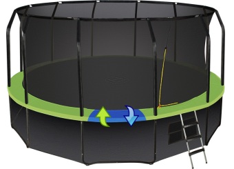 Каркасный батут Hasttings Sky Double16ft 488х488х282 см