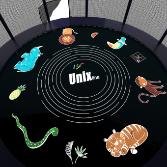 Батут UNIX line SUPREME GAME 16 ft + Basketball