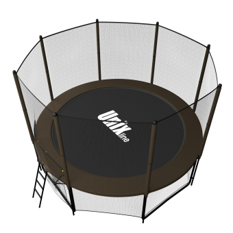 Батут UNIX line 8 ft Black&Brown (Outside)