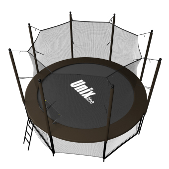 Каркасный батут Unix Line 8ft inside 244х244х241 см brown