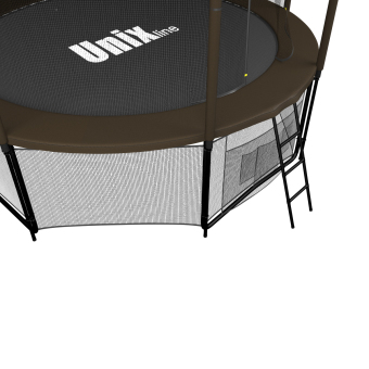 Каркасный батут Unix Line 8ft inside 244х244х241 см brown