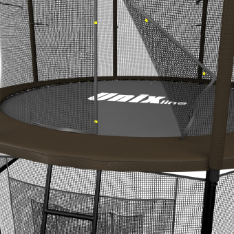 Каркасный батут Unix Line 8ft inside 244х244х241 см brown