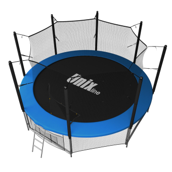 Каркасный батут Unix Line 10ft Classic (inside) 305х305х241 см синий/зеленый