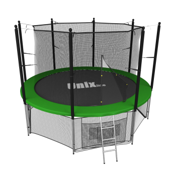 Каркасный батут Unix Line 8ft Classic (inside) 244х244х241 см синий/зеленый