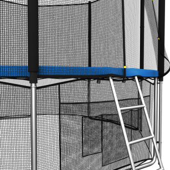 Каркасный батут Unix Line 8ft Classic (outside) 244х244х241 см синий/зеленый