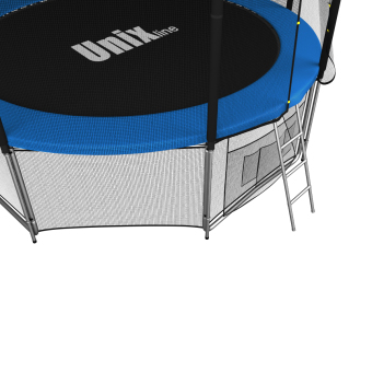 Каркасный батут Unix Line 8ft Classic (outside) 244х244х241 см синий/зеленый