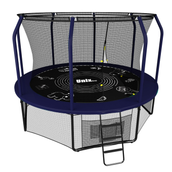 Каркасный батут Unix Line 10ft Supreme Game 305х305х241 см blue