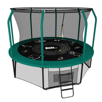 Каркасный батут Unix Line 10ft Supreme Game 305х305х241 см green